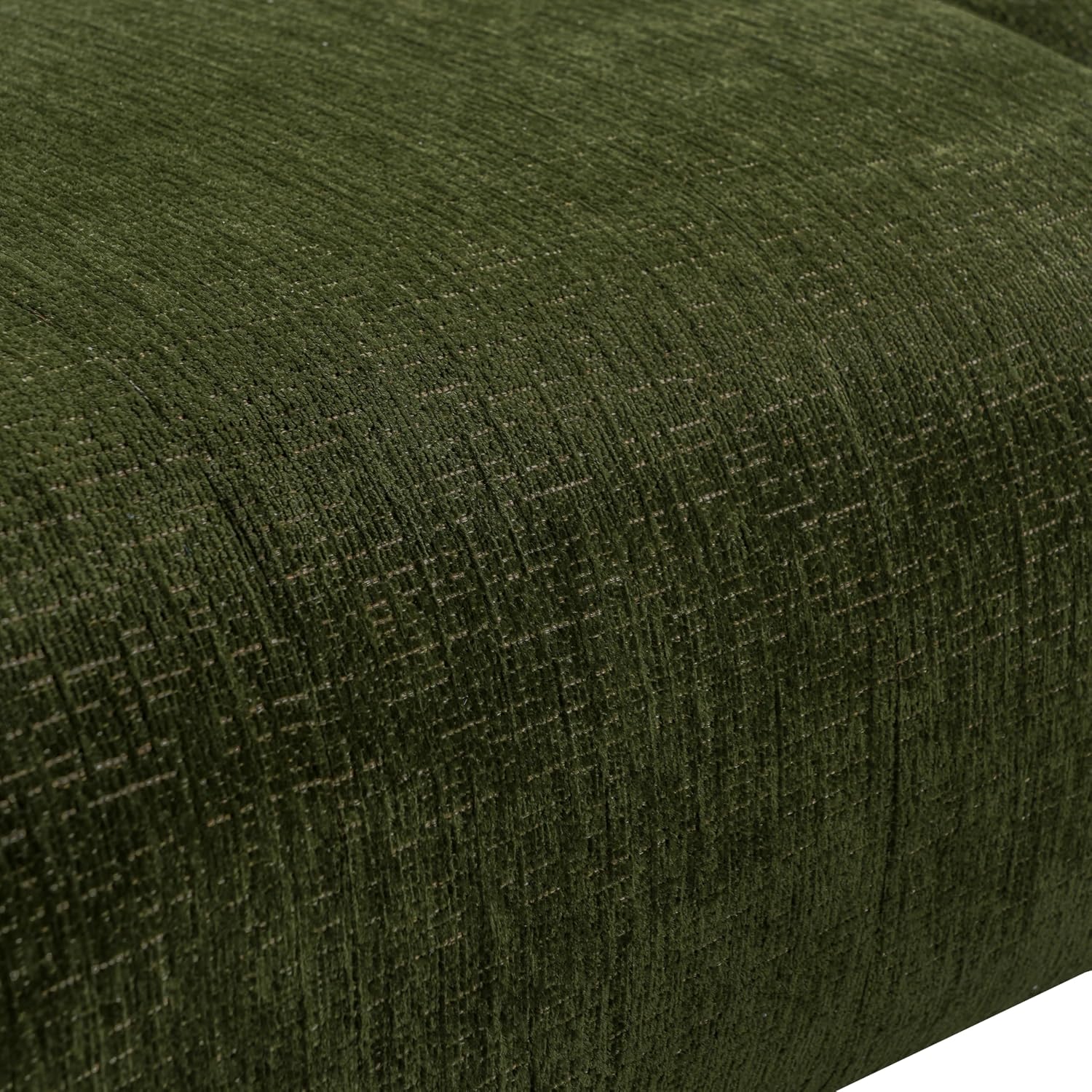 Green Compressed Foam Curved Cloud Modular Sofa
